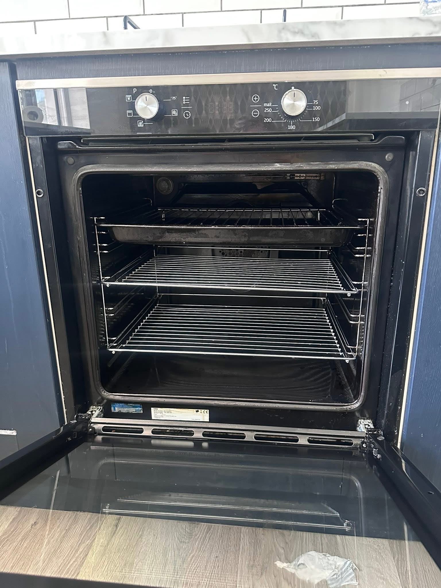 Detailed oven clean